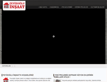 Tablet Screenshot of feyizogluinsaat.com.tr